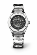 Hublot Diamond Cut Skeleton Silver Black