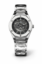 Hublot Diamond Cut Skeleton Silver Black